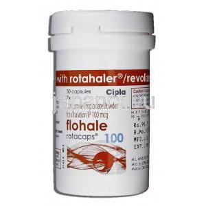 フロヘール Flohale, プロピオン酸フルチカゾン, 100mcg, 吸入用カプセル ボトル