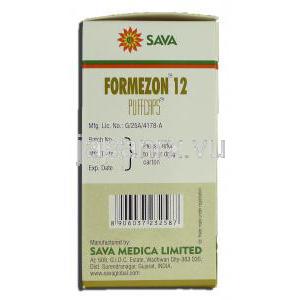 フォルメゾン12 Formezon 12, フマル酸ホルモテロール, 吸入用パウダー 製造者情報