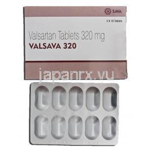 バルサバ Valsava, ディオバン ジェネリック, バルサルタン, 320mg, 錠