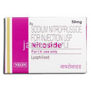 ニトサイド Nitoside, ニトプロ持続静注液, ニトロプルシドナトリウム, 50mg 注射
