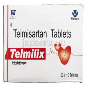 テルミリックス Telmilix, ミカルディス ジェネリック, テルミサルタン 40mg, 錠 箱