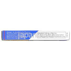 トピラマート, トピラメートTopiramate, トパマックス ジェネリック, Topiramate 50mg, 錠 箱側面