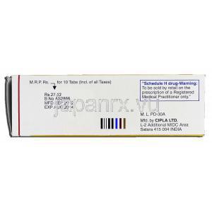 クロピバスAP75 Clopivas AP 75, クロピドグレル/ アスピリン 75mg, 錠 製造者情報