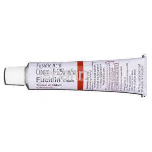 フシジンクリーム Fucidin Cream, フシジン酸 2%, チューブ記載情報