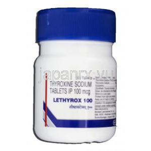 レチロックス100 Lethyrox 100,  レボチロキシン ジェネリック, レボチロキシンナトリウム 100mcg, 錠