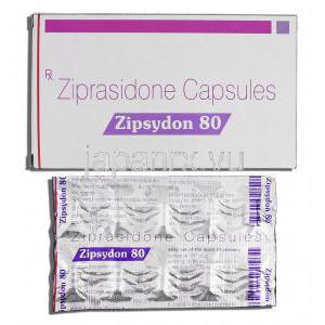 ジプシドン80　Zipsydon 80, ジオドン ジェネリック, ジプラシドン 80mg, 錠