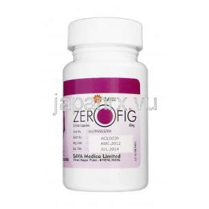 ゼロフィグ Zerofig, ゼニカル ジェネリック, オーリスタット 60mg, カプセル ボトル記載情報