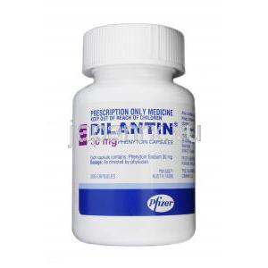 ディランチン Dilantin, フェニトイン 30mg カプセル (Pfizer)