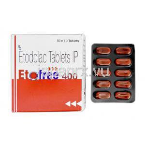 エトフリー Etofree, オステラック/ハイペン, エトドラク, 400 mg, 錠