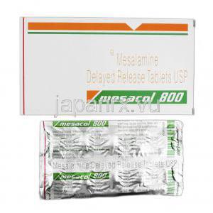 メサコールDR Mesacol DR 800, アサコール ジェネリック, メサラミン DR 800mg, 錠