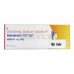 ボベラン50 Voveran 50 GE, ボルタレン ジェネリック, ジクロフェナクナトリウム, 50mg, 錠, 箱