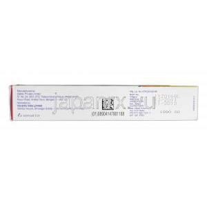 ボベラン50 Voveran 50 GE, ボルタレン ジェネリック, ジクロフェナクナトリウム, 50mg, 錠, 箱側面