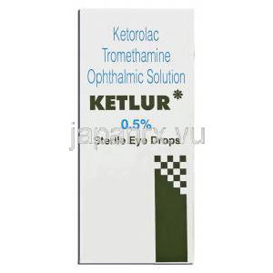 ケトロラック・トロメタミン（アキュラージェネリック）、Ketlur,  0.5% 5ml 点眼薬(Sun)