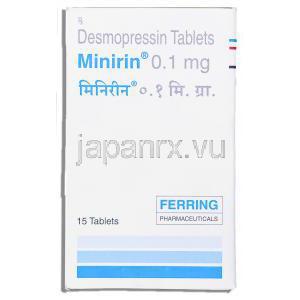 デスモプレシン (ミニリン) 0.1mg 錠 (Ferring)