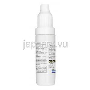 オロブル Oloblu, パタノール  ジェネリック, オロパタジン 0.1% 5ml  点眼薬, ボトル側面