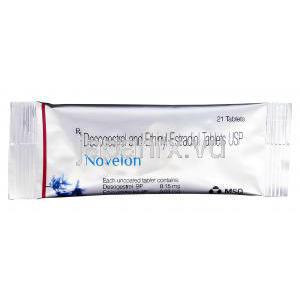 ノベロン Novelon, デソゲストレルエチニルエストラジオール, 0.15mg 0.03mg 錠, 包装