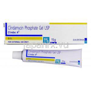クリンダック A Clindac A, クレオシン-T ジェネリック, リン酸クリンダマイシン 1% 15gm ジェル