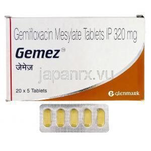 ゲメズ Gemez, ファクティブ  ジェネリック, ゲミフロキサシン 320mg 錠
