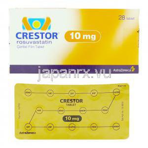 クレストール Crestor, ロスバスタチン 10mg （アストラゼネカ社）
