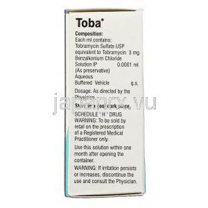 トバ Toba, トブラマイシン  0.3% 5ML　点眼薬 (Sun)