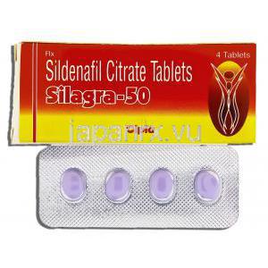 シラグラ, バイアグラ ジェネリック, クエン酸シルデナフィル 50MG 錠, (Cipla)