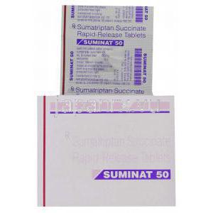 ジェネリック・イミトレックス, スマトリプタン錠50 mg 100 mg