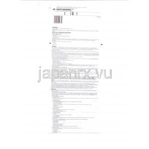 メチルプレドニゾロン酢酸エステル（デポメドロル注射） 40MG/ml 注射 2ML (Fizer) 説明書1