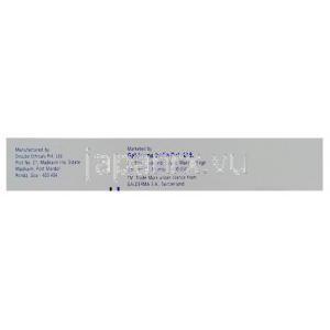 ペルメトリン （エリマイト ジェネリック）, Permite, 5% 30gm クリーム (Galderma) 製造者情報
