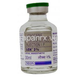 リドカイン, リグノカイン注射液 2% 薬瓶 30ml