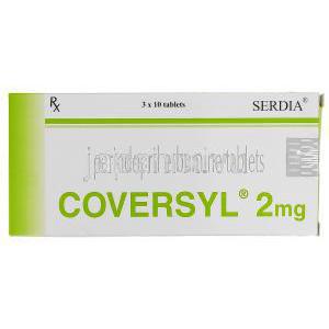 コバシル2 Coversyl 2, ペリンドプリ 2mg, 錠, 箱