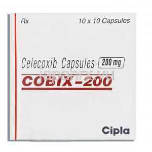セレコキシブ、ジェネリックセレコックス、200MGカプセル 製造元：Cipla