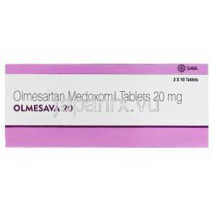  オルメサバ20、ジェネリックベニカー、オルメサルタンメドキソミル20mg　箱