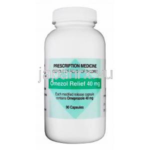 オメゾールリリーフ、ジェネリックプリロセック、オメプラゾール40mg