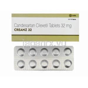 クリーンツ32　Creanz32、ジェネリックアタカンド　Atacand、カンデサルタンシレキ32mg　箱
