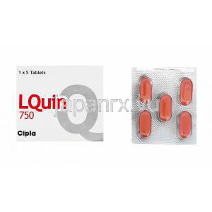 エルクイン750　LQuin 5750, クラビットジェネリック, レボフロキサシン500mg