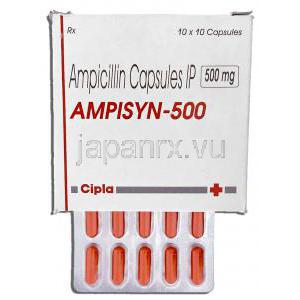 アンピシリン 500MGカプセル (Cipla)
