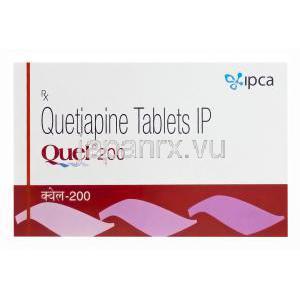  QUEL-200　キューエル、ジェネリックセロクエル、クエチアピン200mg