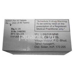ジェネリック・アクトス, ピオグリタゾン 15 mg（注意書）