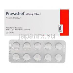 プラバコール、プラバスタチンナトリウム20mg
