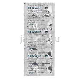 Rozatin-10　ロザチン、ジェネリッククレストール、ロスバスタチン10mg　包装情報