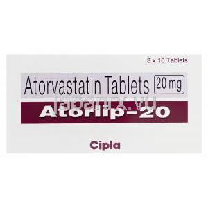 Omnitor20 オムニトール、ジェネリックリピトール、アトルバスタチン20mg　