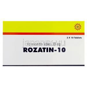 Rozatin-10　ロザチン、ジェネリッククレストール、ロスバスタチン10mg