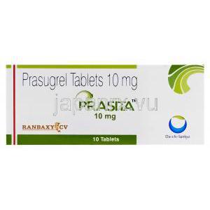 Prasita　プラシタ、ジェネリックエフィエント　Efient、プラスグレル10mg　