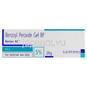 Benzac ACジェル ベンザックAC　20gm、過酸化ベンゾイルジェル5％　箱