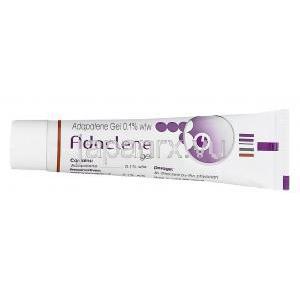 Adaclene　15gm　アダクレーン、ジェネリックディファ、アダパレンゲル0.1％　チューブ