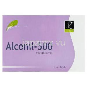 アルコニル　Alconil-500　、ジェネリックアンタビュース、ジスルフィラム500mg　箱