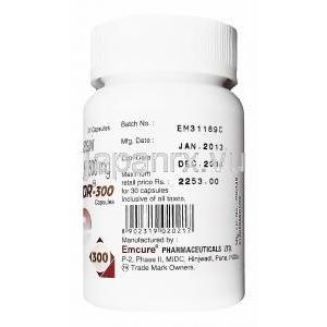 アタゾール　Atazor-300、ジェネリックレイアタッツ、アタザナビル300mg　製造情報