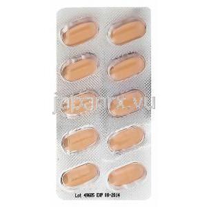 ケプラ　KEPPRA、レベチラセタム750mg　包装シート