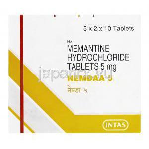  ナムダ　Nemdaa5、ジェネリックナメンダ、メマンチン塩酸塩5mg　箱