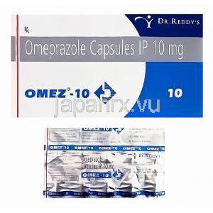 オメズ　Omez-10、ジェネリックプリロセック、オメプラゾール10mg　